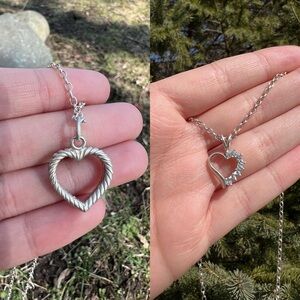 Vintage Sterling Silver Heart Charms